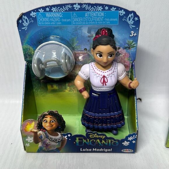 Disney Encanto ISABELA MADRIGAL 3" Figure Mini Doll Jakks NEW and Luisa Madrigal - Picture 5 of 5